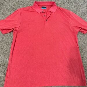 PGA Tour Men's Coral Polo Shirt